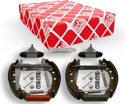 Produktbild von Febi Bremsbackensatz Trommelbremsen Set Hinten für VW GOLF II (19E, 1G1) 37545