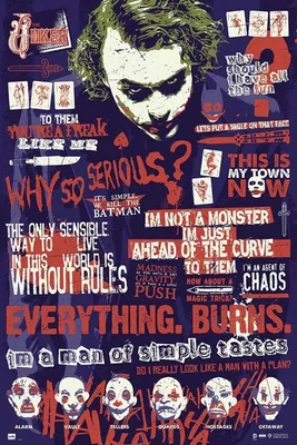 Produktbild von Batman - Poster - The Dark Knight - Joker