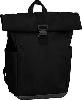 Produktbild von Daniel Ray Rolltop-Rucksack Griffith mit gepolstertem Rücken - Moderner Rucksack mit Laptopfach in Black