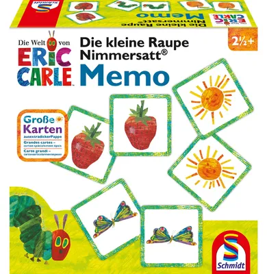 Immagine prodotto di Schmidt Spiele 40455 Il piccolo bruco Nimmersatt, gioco di memo e di posa