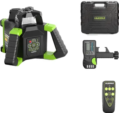 Produktbild von Elektronischer grüner Rotationslaser, selbstnivellierende Funktion, 800 m Arbeitsbereich, RL300HVG