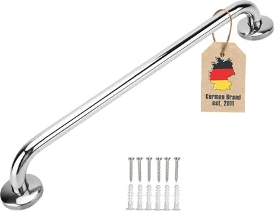 Produktbild von Intirilife Hochglanzpoliert Edelstahl Handtuchhalter Länge 100cm 19mm Stangendurchmesser - Handtuchstange Badetuchhalter Bad Sauna Küche