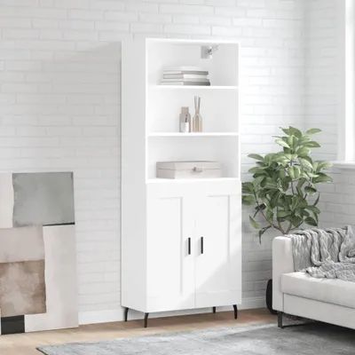 Produktbild von vidaXL Highboard Weiß 69,5x34x180 cm Holzwerkstoff