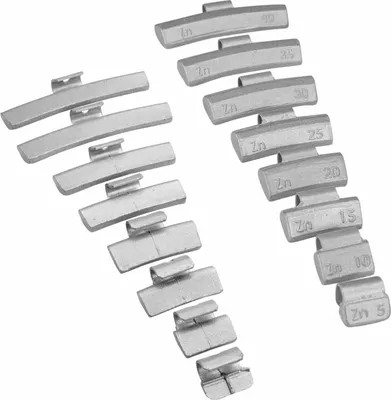 Produktbild von HASKYY® 400x Schlaggewichte Auswuchtgewichte 5-40 g ALUFELGEN Sortimentskasten
