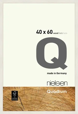 Obrázek produktu pro Dřevěný odnímatelný rám Quadrum 40x60 cm bílý