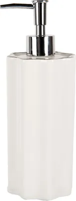 Zdjęcie produktu dla Dozownik mydła Clayre & Eef 475 ml biała ceramika