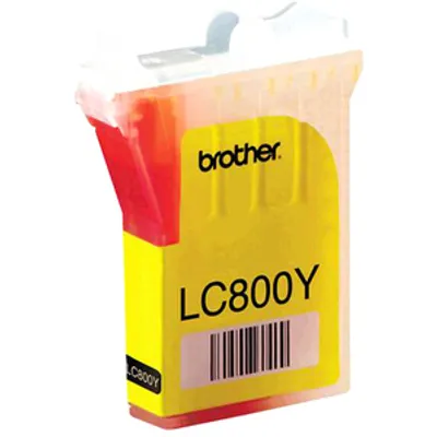 Produktbild von Brother LC-800Y, Gelb, Tinte auf Pigmentbasis, 1 Stück(e)