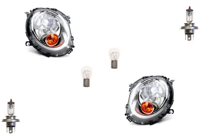 Obrázok produktu pre Johns, halogénové predné svetlomety vhodné pre BMW Mini R55 56 57 58 59 06- Leu. Sada L R