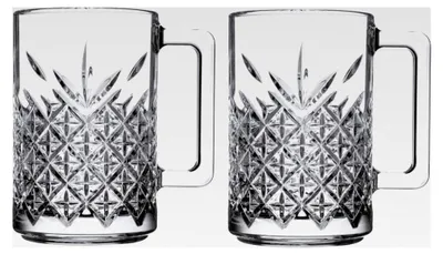 Produktbild von Kaffeetasse, Teetasse, Henkelbecher aus Glas 315 ml im 2er Set