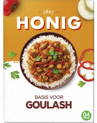 Produktbild von Honig Mix für Gulasch 78g – Würzmischung für herzhaften Gulaschgeschmack