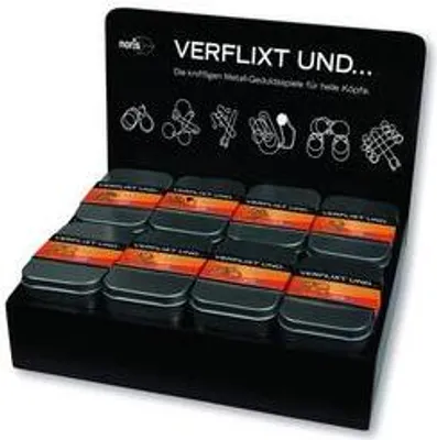 Produktbild von 606106900 - Noris Spiele - Metallgeduldsspiele, 6fach sortiert