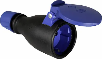 Obrázek produktu pro Zásuvka Solera 707t 250 V černá 4,8 mm 16 A IP54