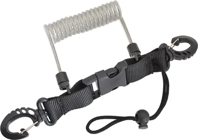 Produktbild von Spiralspulenkabel, Anti-Verlust-Kamera, Taschenlampen, Sicherheitsleine zum Tauchen, Schnorcheln, Surfen, Kajakfahren