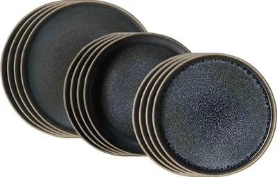 Produktbild von Ritzenhoff & Breker Eda Teller-Set 12-teilig Schiefer
