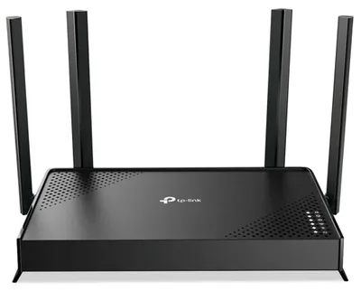 Produktbild von TP-Link Archer BE220, Wi-Fi 7 (802.11be), Dual-Band (2,4 GHz/5 GHz), Ethernet/LAN, Schwarz, Tabletop-Router