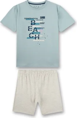 Produktbild von Sanetta Jungen-Schlafanzug blau | Gemütlicher Kinderpyjama
