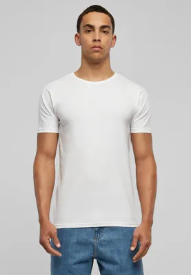 Produktbild von Urban Classics TB814 | Fitted Stretch Tee Herren Shirt - Farbe: White - Größe: L