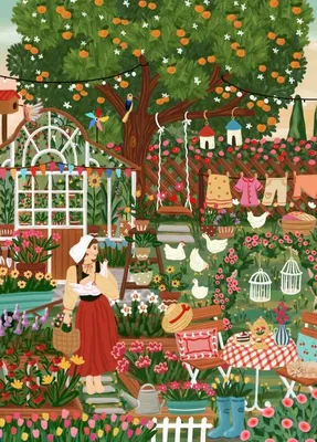 Immagine prodotto di Pieces & Peace Puzzle Cottage Garden, puzzle da 1500 pezzi per adulti