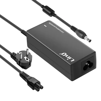 Image de LinQ, adaptateur secteur 60W pour ordinateur portable Samsung 5.5 x 3.0mm pointe, noir