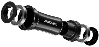 Produktbild von Miche Innenlagerschalen Integrale 24 mm Press-Fit 86 5x41 mm + BSA schwarz