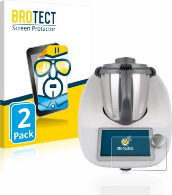 Produktbild von 2x Für Vorwerk Bimby TM6 Schutzfolie BROTECT Displayschutz Display Schutz Folie Klar Transparent
