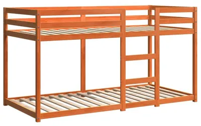 Image de Lit superposé - Lit à étagères - Lits à étagères - Lit pour enfant - Lit simple - Structure en bois massif - Avec 2 tiroirs spacieux