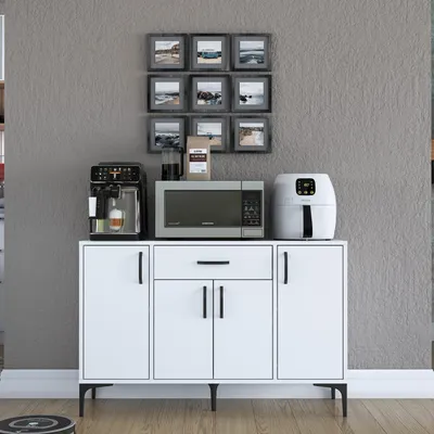 Obrázok produktu pre Skye Decor, JE136 - 3144, skrine, viacúčelová skriňa, biela, 120 x 78,6 x 40 cm