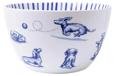 Heinen Delfts Blauw – Suppenschüssel Teckel Nhaan – Bild 1