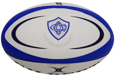 Immagine prodotto di Gilbert Rugbyball Mini, replica del club Castres, palla da allenamento, multicolore