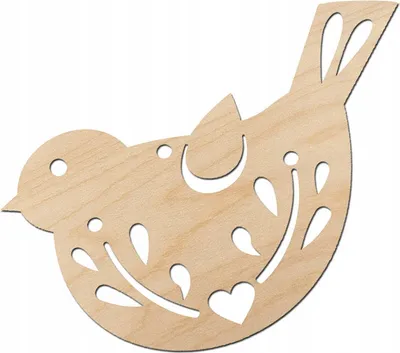 Produktbild von Durchbrochener Vogel aus Holz Nr. 3 Dekor