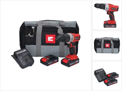 Produktbild von Einhell TE-CD 18/2 Li-i-Kit Akku Schlagbohrschrauber 18 V 44 Nm + 2x Akku 1,5 Ah + Ladegerät + Tasche