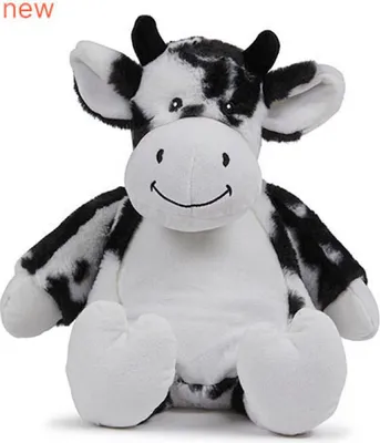 Produktbild von Mumbles MM578 | Zippie Black & White Cow One Size (48 cm) - Farbe: Black/White - Größe: One Size (L)