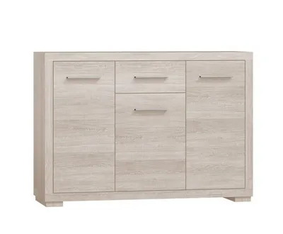 Obrázek produktu pro Kombinovaná komoda ITUNI - šířka 127 cm, dub santana