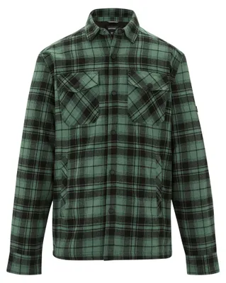Image de Regatta - Chemise pour hommes "Spennith Shacket" RG13479 (3XL) (Vert foncé/Noir)