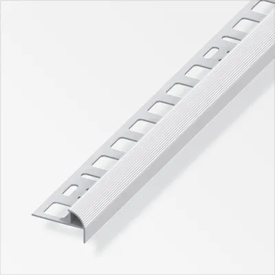 Produktbild von alfer Treppenkantenprofil 1 m, 8 x 19.5 x 7.5 mm Aluminium eloxiert silber