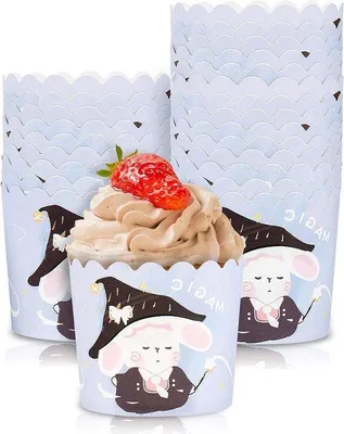 Produktbild von Papieren Muffinvormen für Mini-Muffins - 100 Stück - Ideal für Backen, Geburtstage und Hochzeiten, Perfekt für Torten und Cupcakes