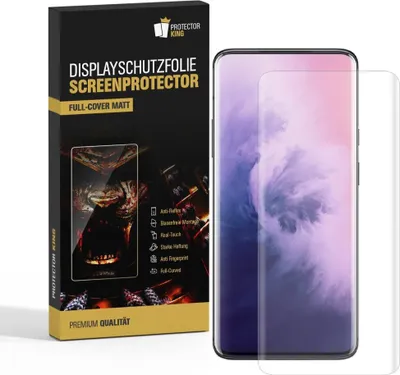 Produktbild von 3x Displayfolie für OnePlus 7 Pro FULL COVER Displayschutzfolie ANTI-REFLEX MATT