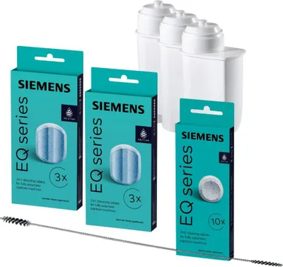 Produktbild von SIEMENS Reinigungstabletten + Entkalkungstabletten + Wasserfilter für EQ Series