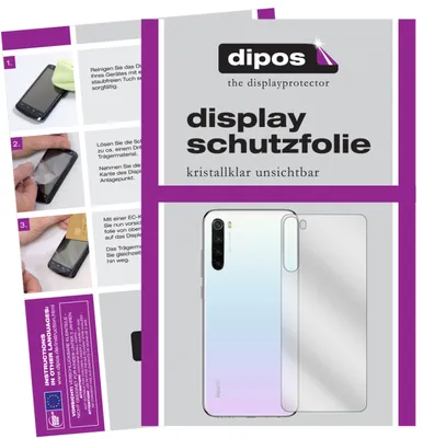 Obrázok produktu pre 1x ochranná fólia pre Xiaomi Redmi Note 8T Backside clear Screen Protector Film Ochrana displeja dipos