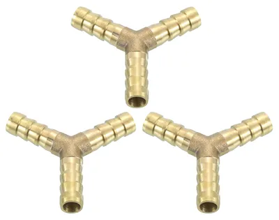 Productafbeelding van Schlauchverbinder 8 mm Messing Doppelnippel, 3 Stuks voor Waterslangen