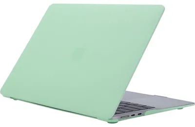 Produktbild von Mobigear Cream Matte Schutzhülle für MacBook Air 15 Zoll (2023-2026), Hartschale, Laptop-Hülle, MacBook-Case - Grün - Modell A2941 / A3114 / A3241 / A3448