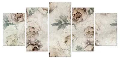 Immagine prodotto di LUMASOUL Quadri su tela con motivi floreale, Quadri da Parete per Soggiorno e Camera da Letto, quadri 150x75 cm vintage