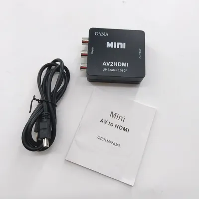 Obrázok produktu pre Prevodník AV na HDMI, adaptér RCA na HDMI, podpora rozlíšenia 1080p, prevodný kábel