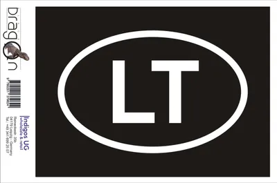 Produktbild von Aufkleber / Autoaufkleber - JDM / Die cut / Auto / OEM - Litaün LT - 160x110 mm schwarz - Heckscheibe / Heckscheibenaufkleber