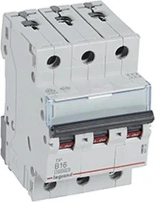 Immagine prodotto di Interruttore LS Legrand, 10 kA, B 16 A, 3 poli, 3 TE, 1 pz.