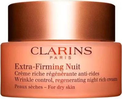 Produktbild von Clarins Extra-Firming Night Cream - Dry Skin Refill, Nachtcreme, Frauen, trockene Haut, Gesicht, Aufhellend, Kräftigend, Anheben, Nährend, Glättend, 50 ml