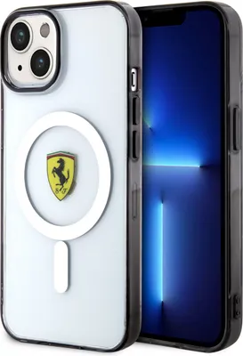 Obrázek produktu pro Pouzdro Ferrari Outline Magsafe pro Iphone 14 Plus - průhledné