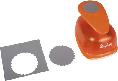 Produktbild von Motivstanzer: Rund mit Zierrand, 6,3 cm ø