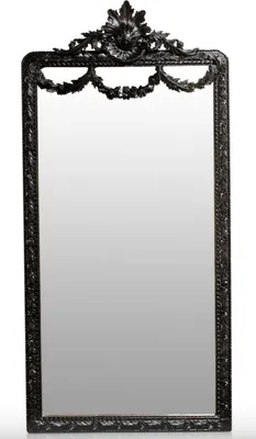 Produktbild von Casa Padrino Barock Spiegel Schwarz 120 x H. 242 cm - Barock Wandspiegel