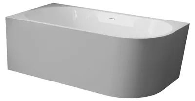 Obrázok produktu pre BALNEO rohová vaňa AVOLA 170 × 80 cm ľavé vyhotovenie v sivej farbe No Rim